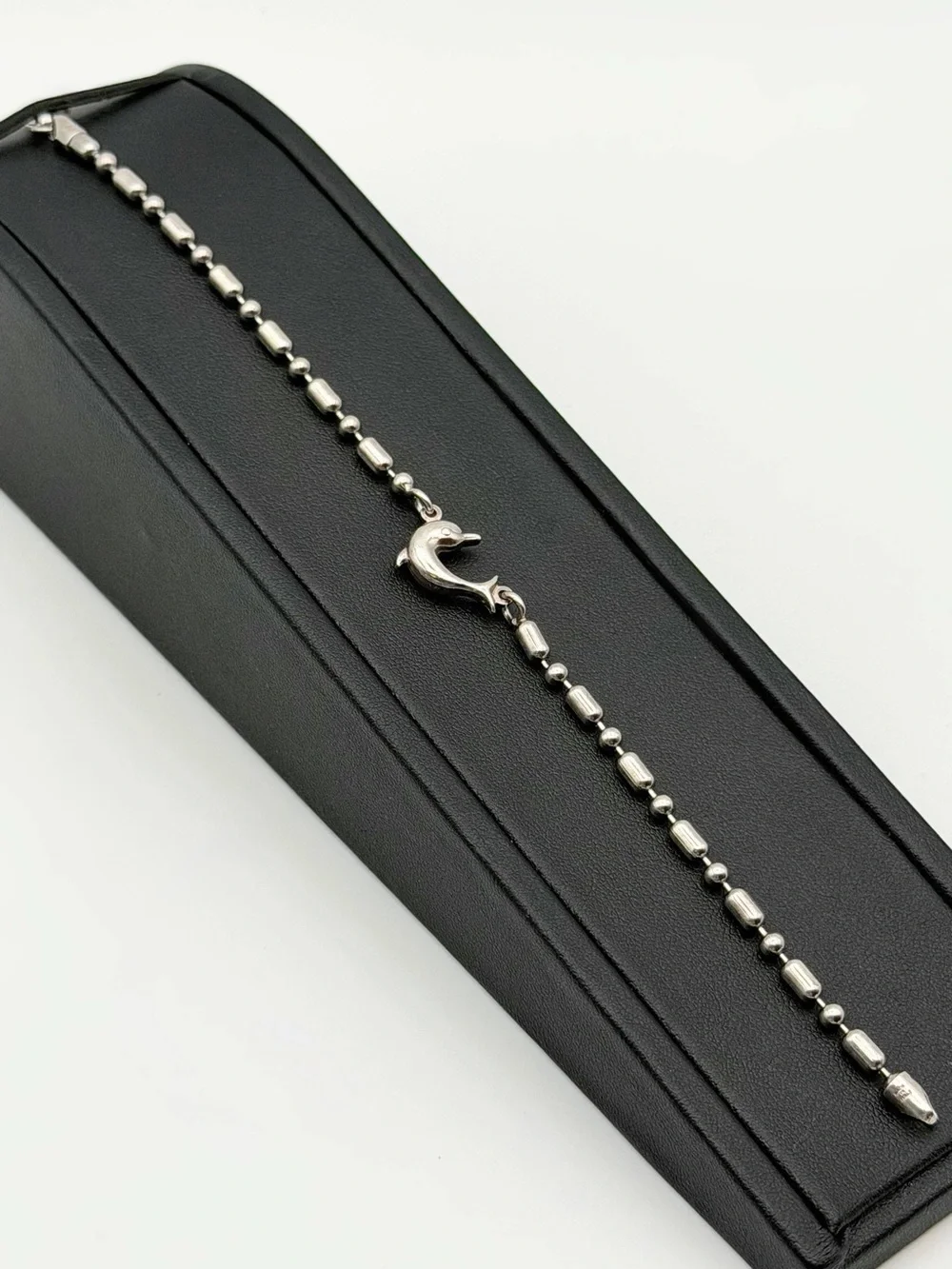 925 Sterling Silver Ocean Dolphin bracelet 8”